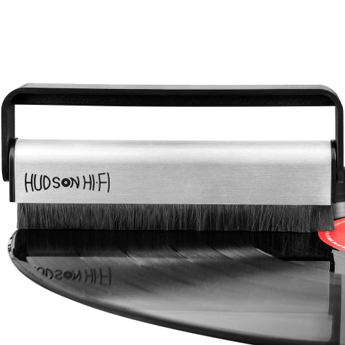 Hudson Hi-Fi Carbon Fiber Record Cleaner Brush – Anti-Static Deep Groove Cleaning for Optimal Sound Quality & Protection